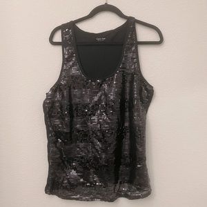 Women’s Calvin Klein Sequined Tank Size Large